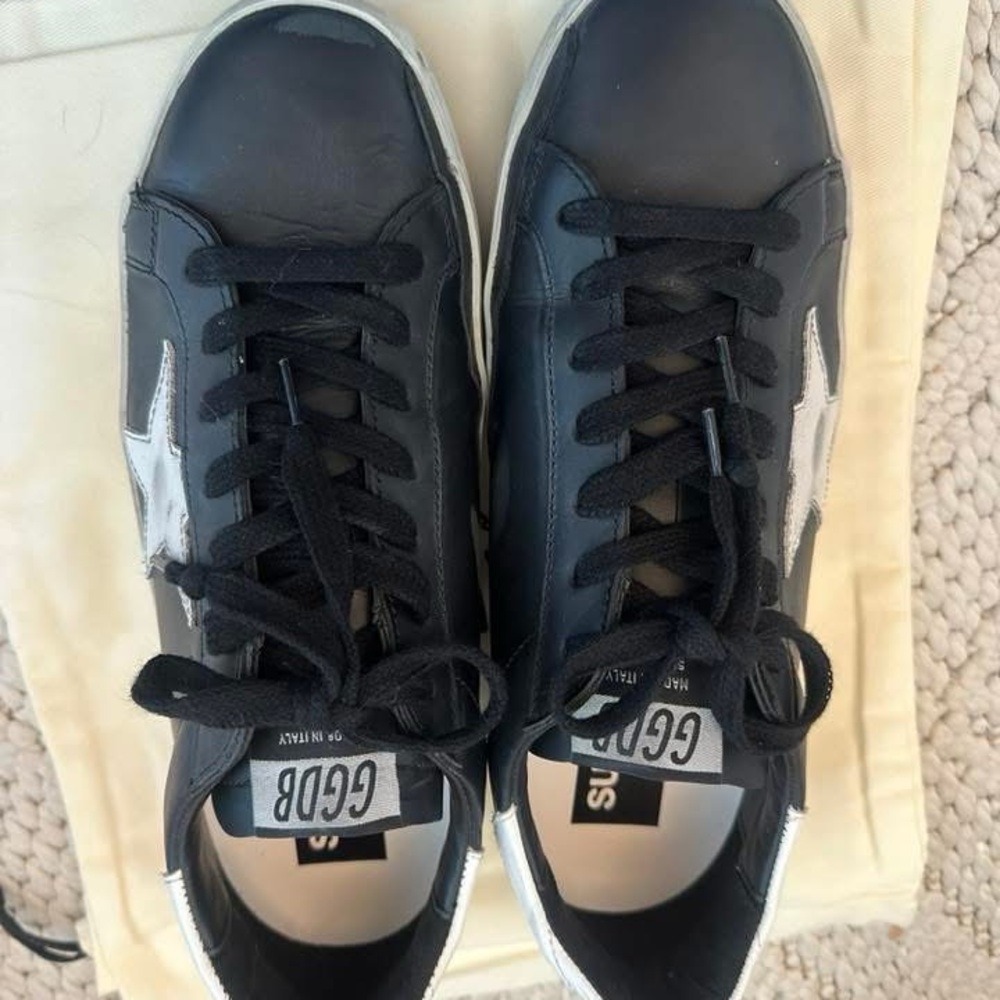 Golden Goose Super-Star Leather Sneakers